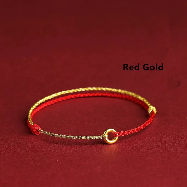 Heidi-Mode | Handgewebtes Goldenes Kreisarmband - Image 8