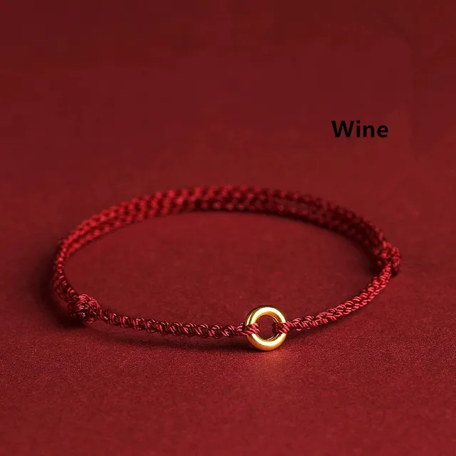 Heidi-Mode | Handgewebtes Goldenes Kreisarmband - Image 9