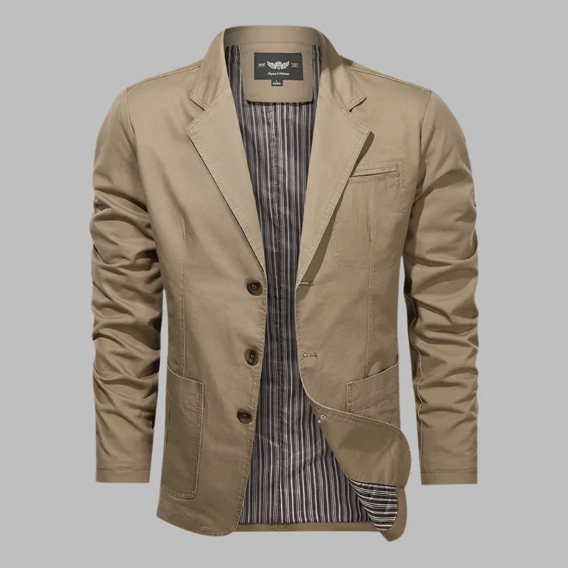Heidi-Mode | Herbstlicher Herrenblazer mit Knöpfen - Image 6