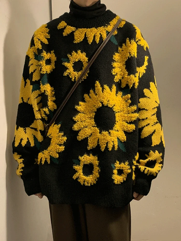 Heidi-Mode | Herren-Baggy-Pullover für Frühling und Herbst Im Japanischen Retro-Stil - Image 6