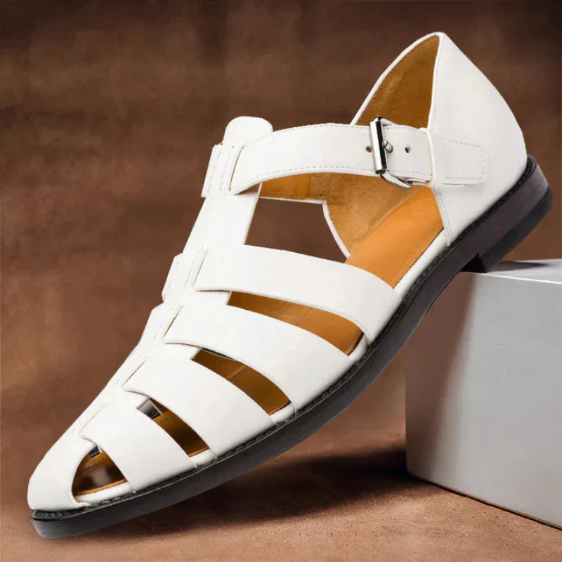 Heidi-Mode | Herren Bequem Sandalen Schwarz - Image 2