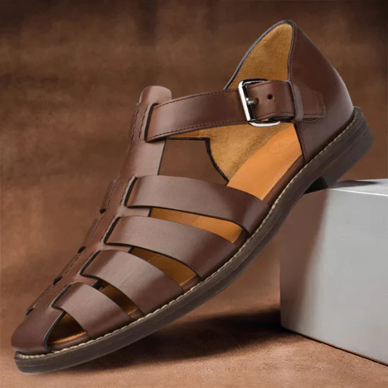 Heidi-Mode | Herren Bequem Sandalen Schwarz - Image 5