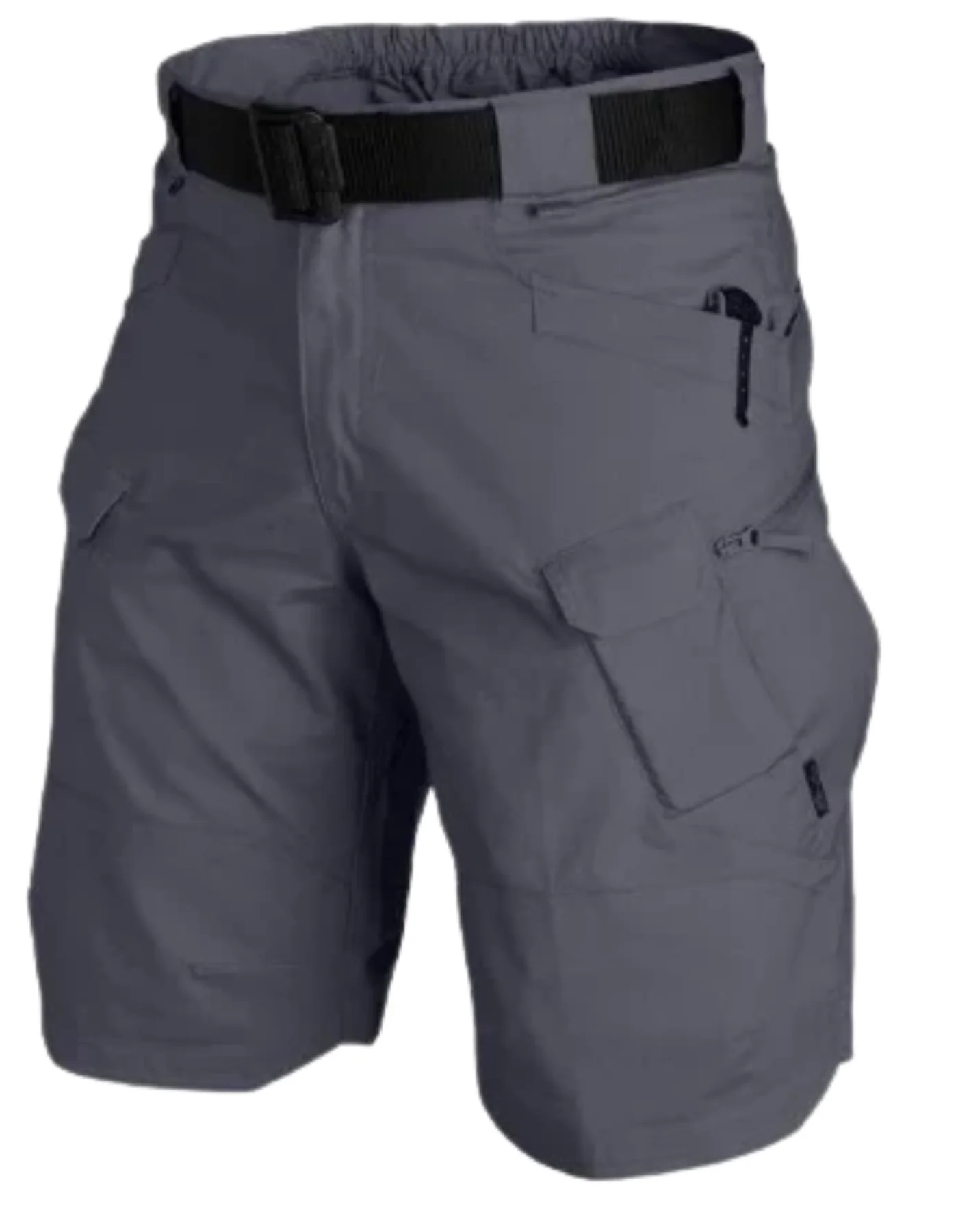 Heidi-Mode | Herren Bequeme Cargo Shorts Schwarz - Image 4