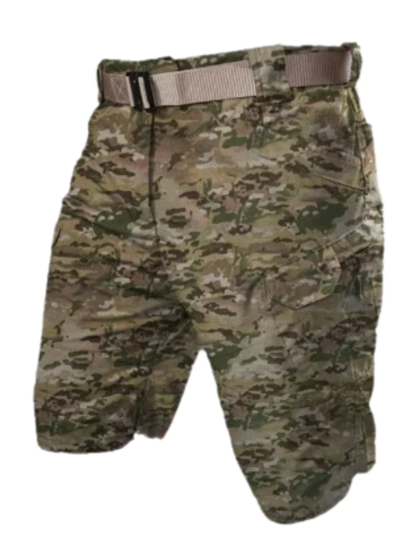 Heidi-Mode | Herren Bequeme Cargo Shorts Schwarz - Image 6