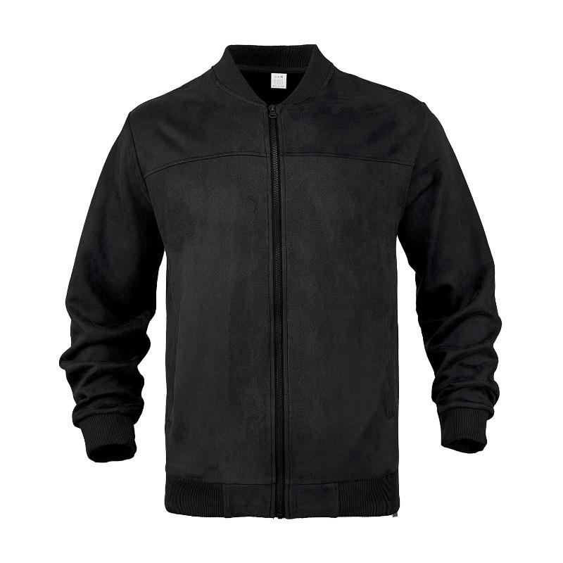 Heidi-Mode | Leichte Übergangsjacke für Männer im Wildleder-Look mit Stehkragen - Image 12