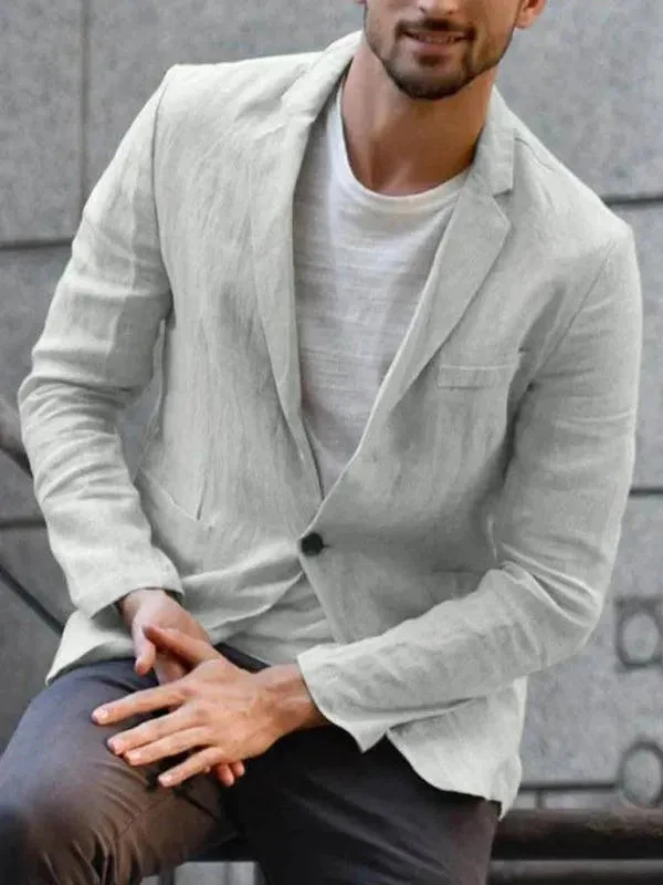 Heidi-Mode | Herren Blazer - Leinen Blazer - Image 3