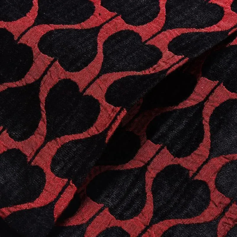 Heidi-Mode | Herren Blazer - Roter Reverskragen Smoking Blazer - Image 3