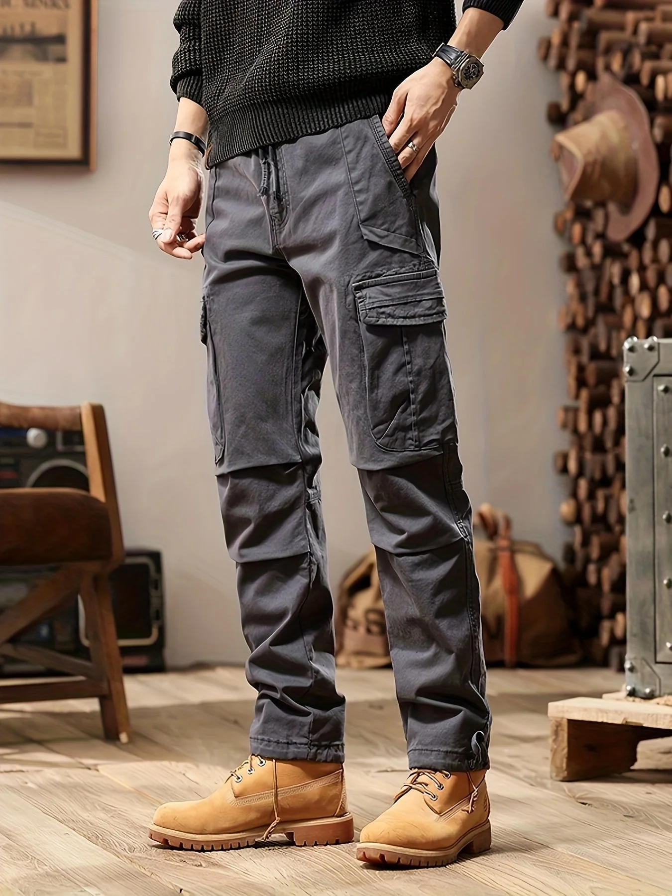 Heidi-Mode | Herren Cargo Hose - Image 4