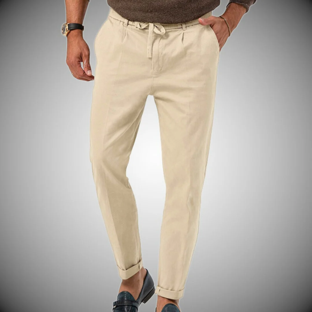 Heidi-Mode | Herren Chino Hose Weiß Stoffhose - Image 2