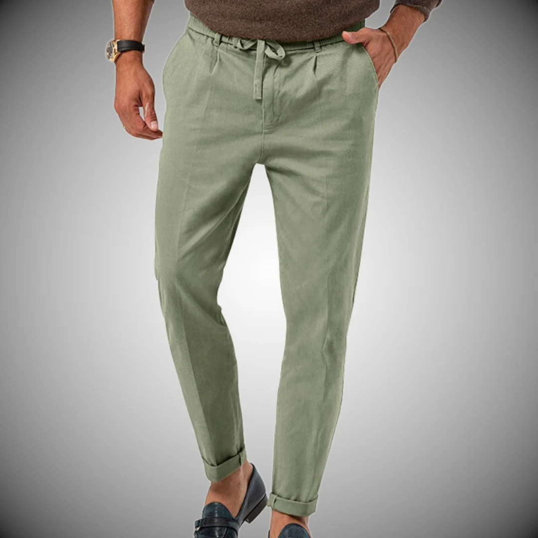 Heidi-Mode | Herren Chino Hose Weiß Stoffhose - Image 6