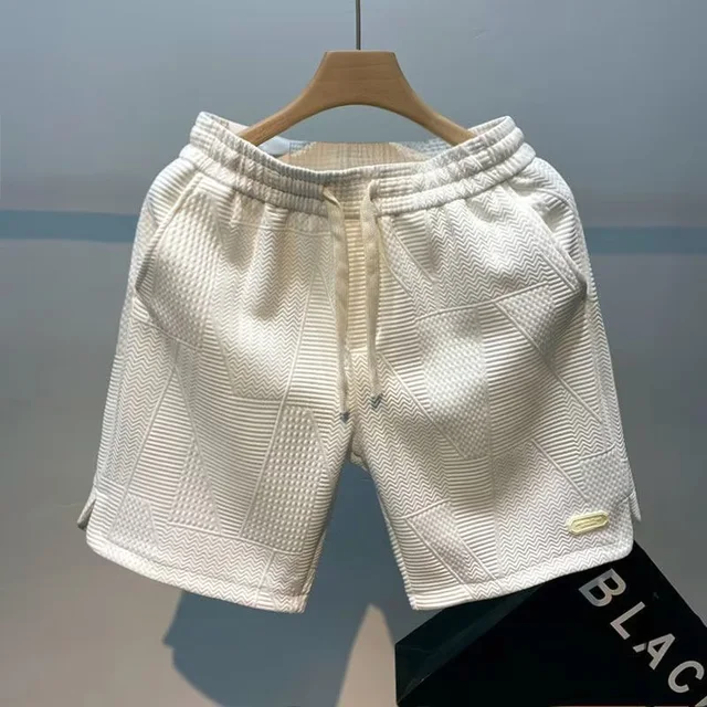 Heidi-Mode | Herren Herringbone Breeze Shorts - Image 6