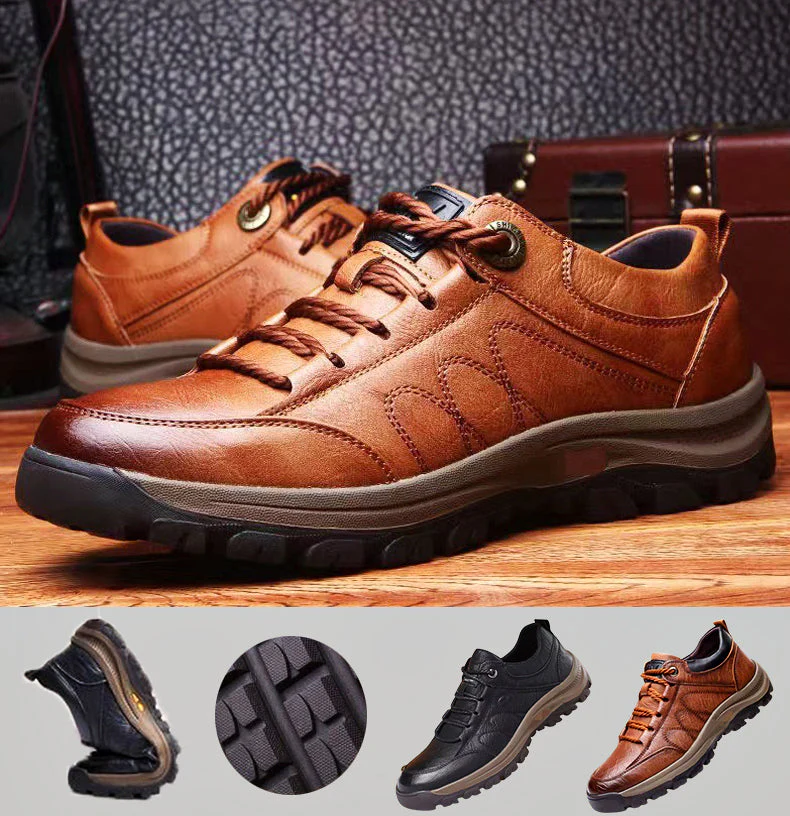 Heidi-Mode | Handgenähte Leder Sneaker für Männer - Image 3