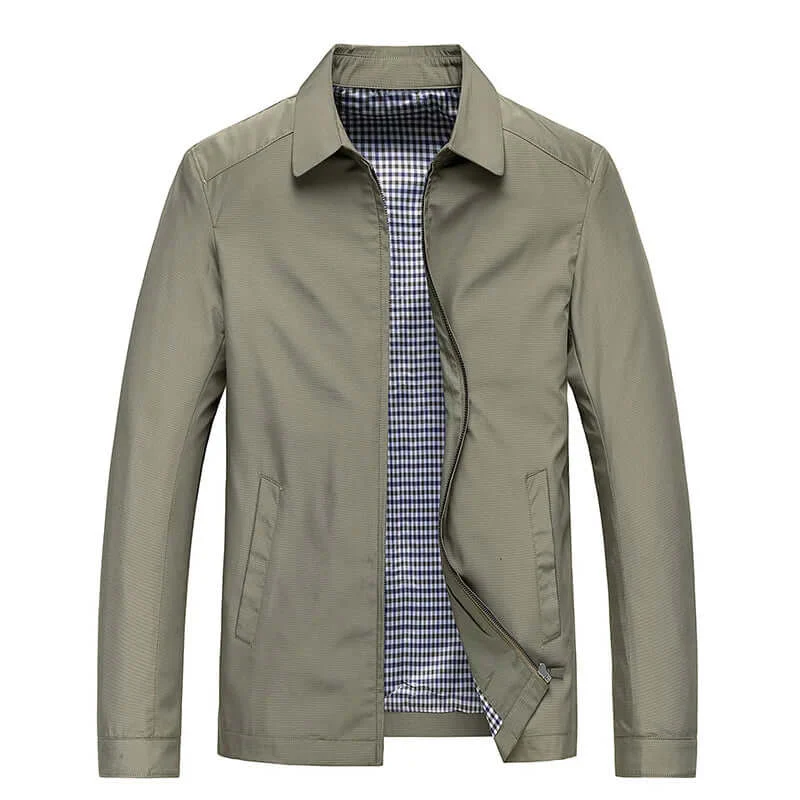 Heidi-Mode | Herren Leichte Sommerjacke Reißverschluss - Image 3