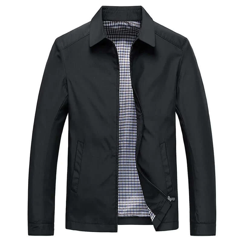 Heidi-Mode | Herren Leichte Sommerjacke Reißverschluss - Image 5