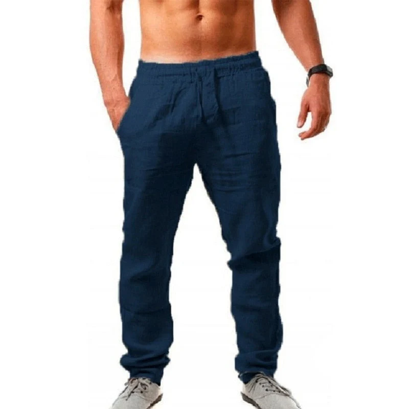 Heidi-Mode | Herren Leinenhose Eine Stilvolle & Luftige Sommerhose für Männer - Image 7