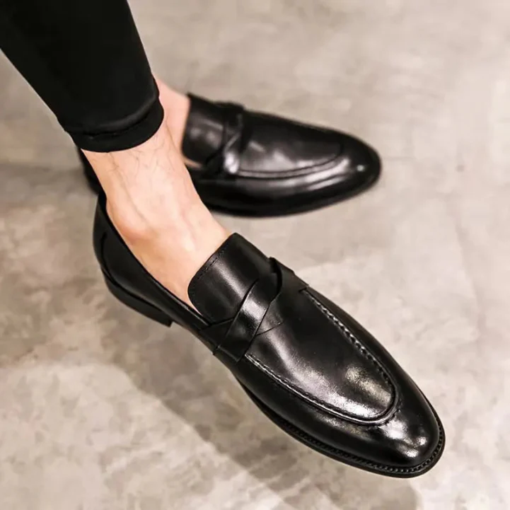 Heidi-Mode | Herren Lässig Leder Slipper Leder Slipper für Männer - Image 4