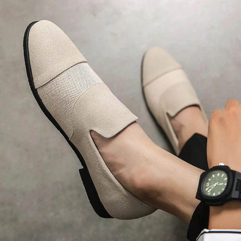 Heidi-Mode | Herren Luxe Leder Frosted Loafers - Image 2