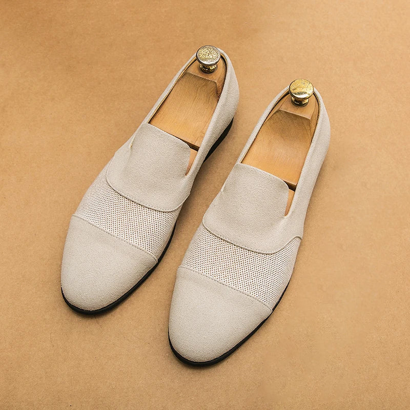 Heidi-Mode | Herren Luxe Leder Frosted Loafers - Image 5