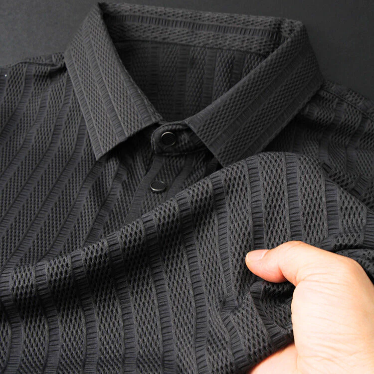 Heidi-Mode | Herren Poloshirt Aus Seide - Image 9