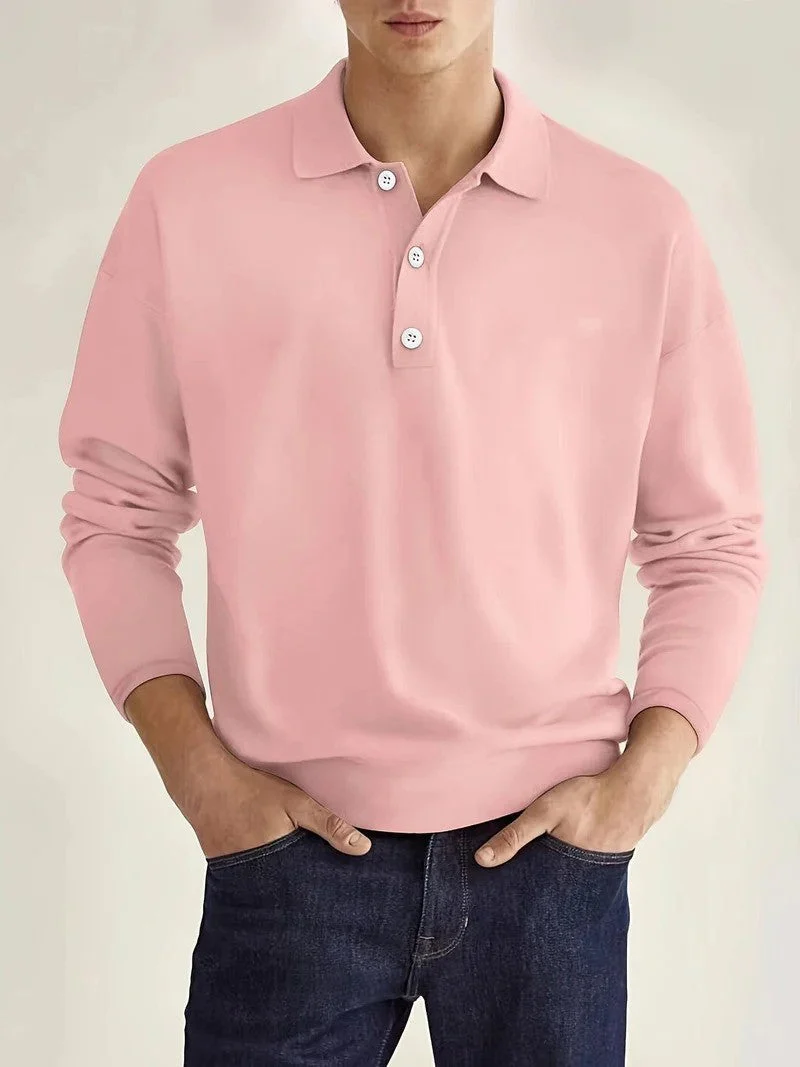 Heidi-Mode | Herren Poloshirt Langarm Klassisch - Image 4