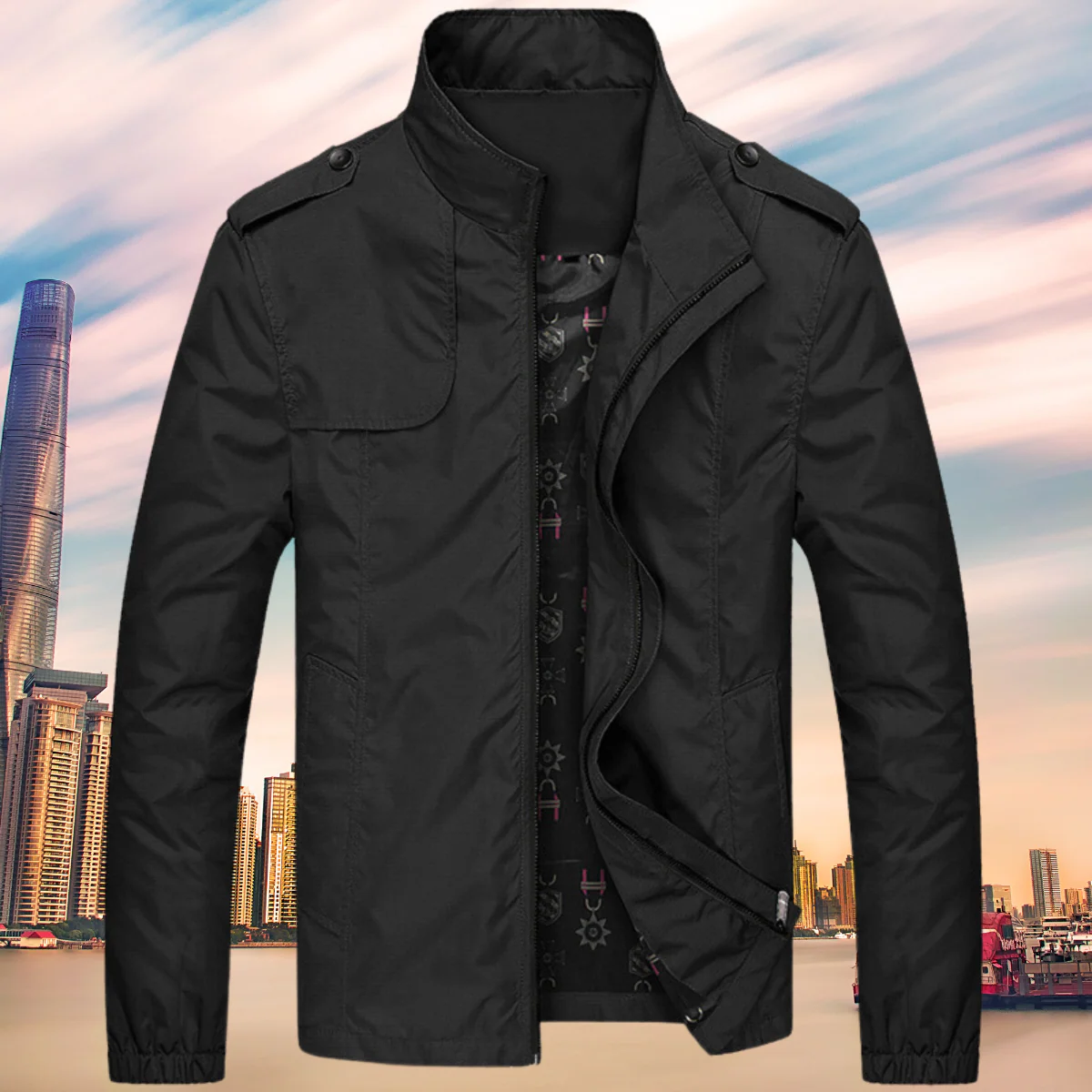 Heidi-Mode | Winddichte Herrenjacke mit Kragen - Image 6