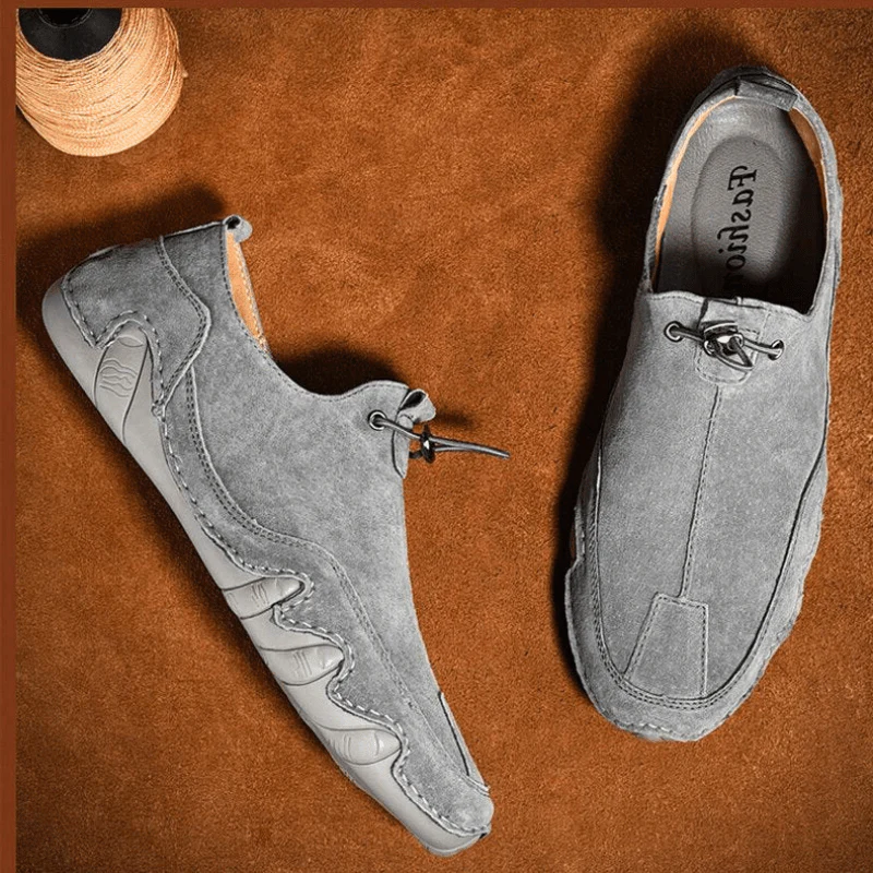 Heidi-Mode | Herren Schuhe Echtes Leder Herren Slipper Komfortabel & Trendy - Image 2