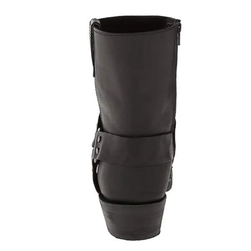 Heidi-Mode | Herren Schwarze Cowboystiefel Wildleder - Image 8