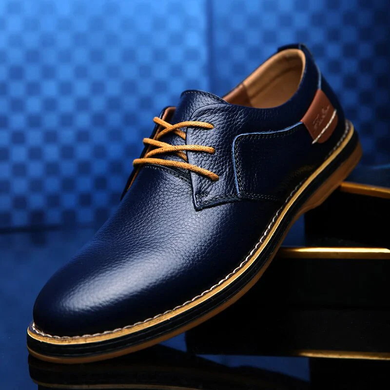 Heidi-Mode | Herren Schwarze Oxford Lederschuhe - Image 10