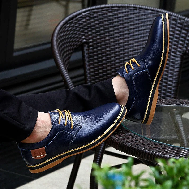 Heidi-Mode | Herren Schwarze Oxford Lederschuhe - Image 2