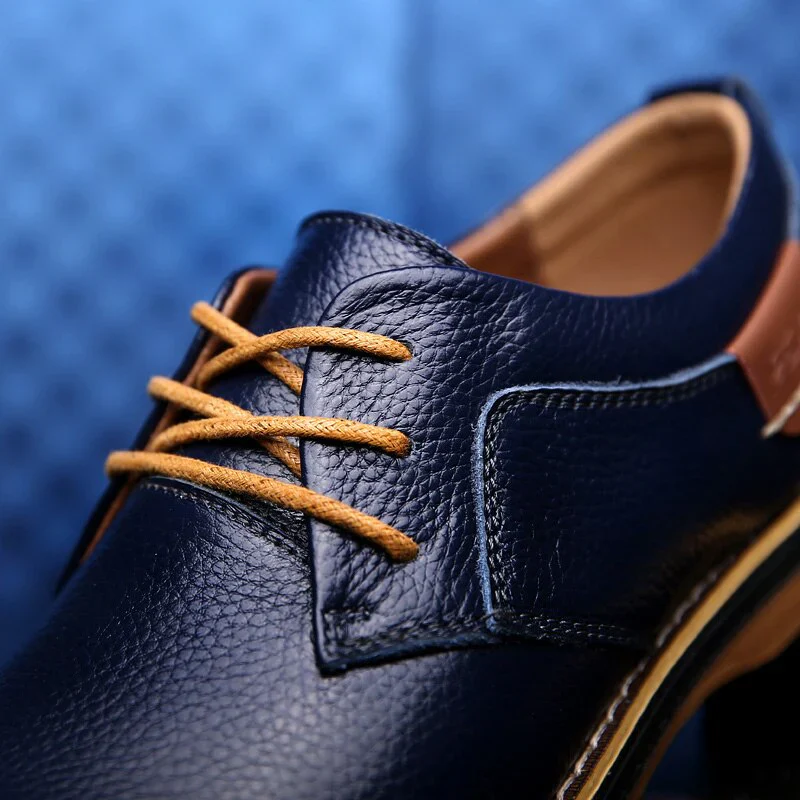 Heidi-Mode | Herren Schwarze Oxford Lederschuhe - Image 3