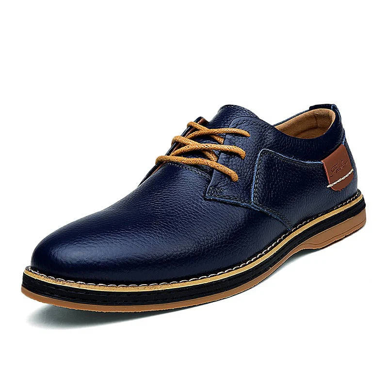 Heidi-Mode | Herren Schwarze Oxford Lederschuhe - Image 6