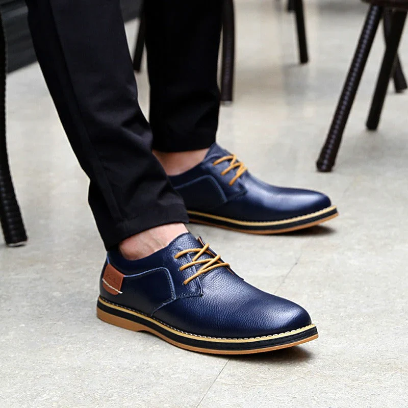 Heidi-Mode | Herren Schwarze Oxford Lederschuhe - Image 7