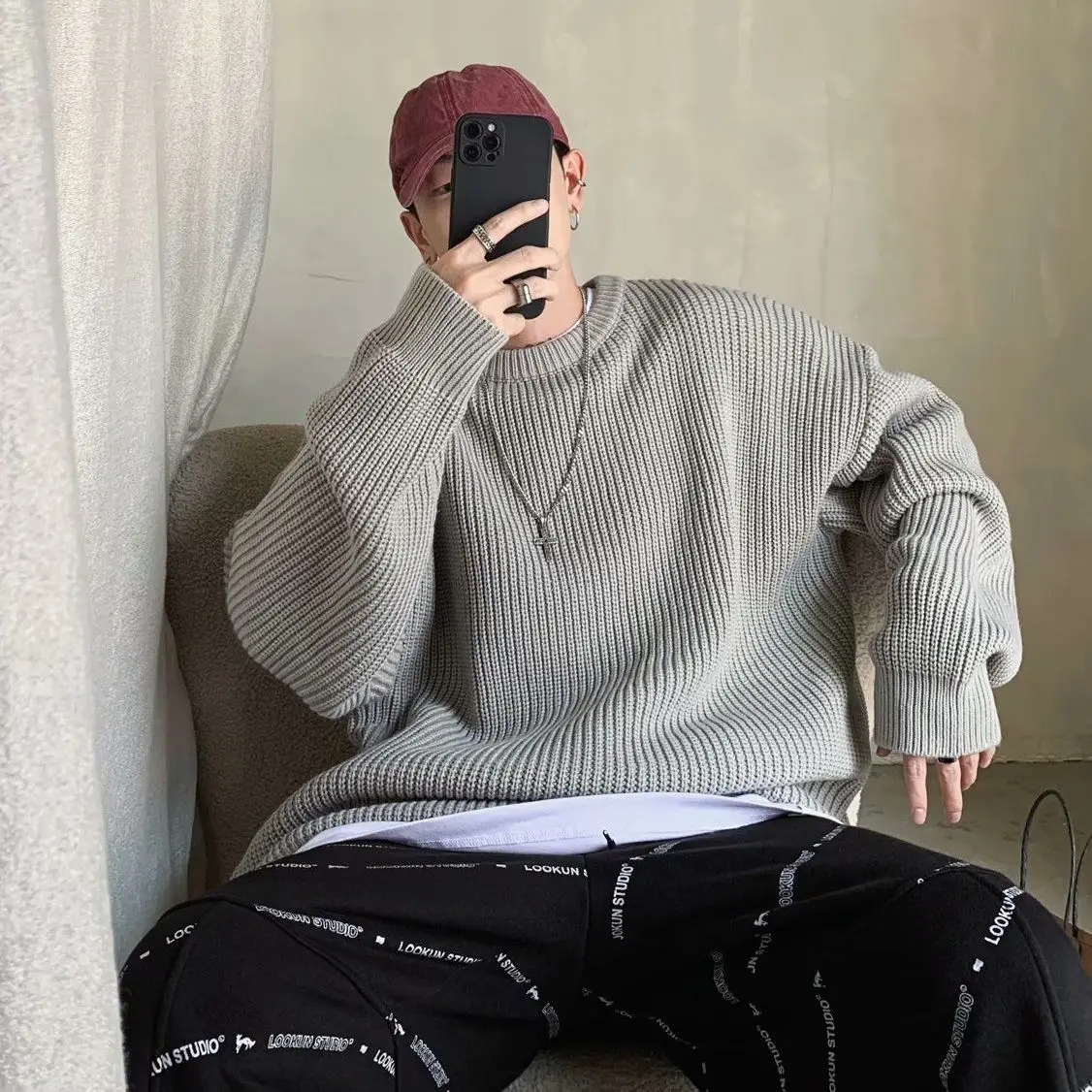 Heidi-Mode | Herren Slim Fit Wollpullover für Den Herbst - Image 5