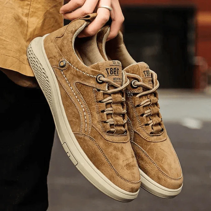 Heidi-Mode | Herren Sneakers Italienische Wildleder Sneakers Lässig und Komfortabel - Image 2