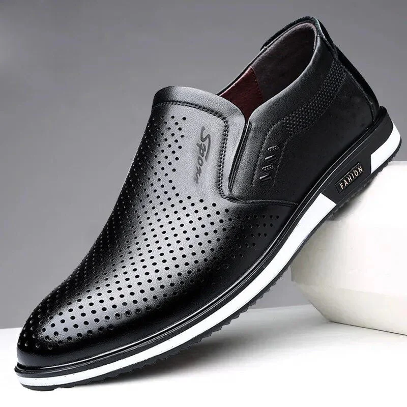 Heidi-Mode | Herren Sommer Loafer Schwarz - Image 8