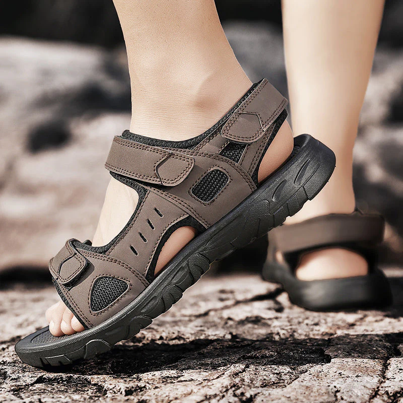 Heidi-Mode | Herren Sommer Sandalen Schwarze - Image 3