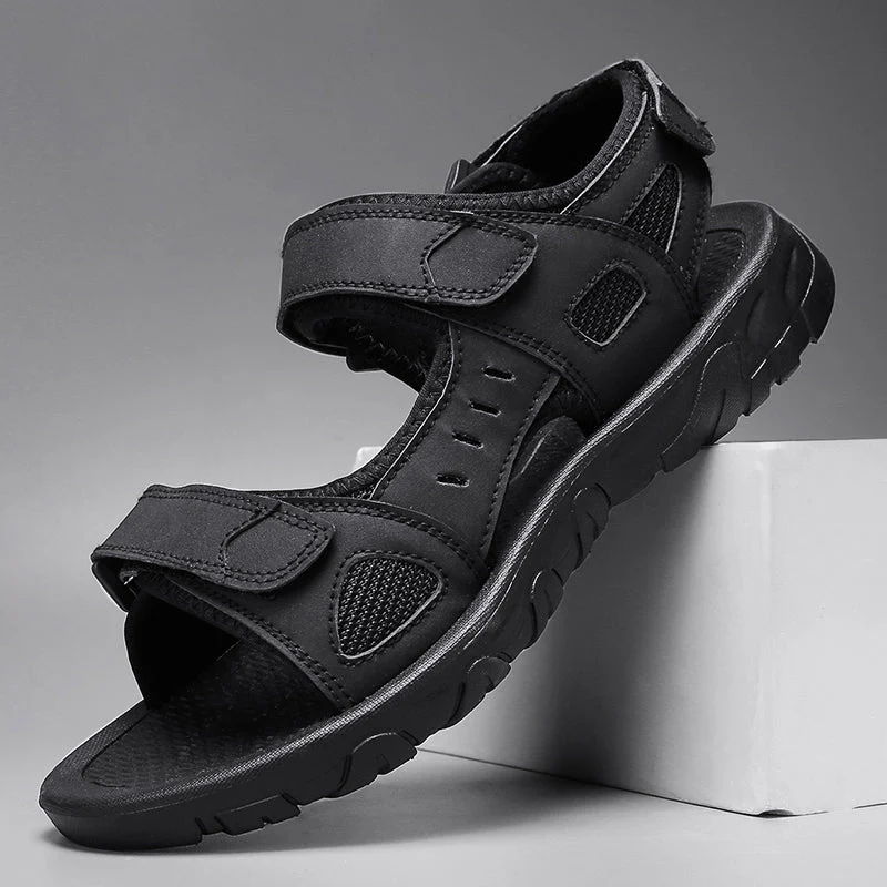 Heidi-Mode | Herren Sommer Sandalen Schwarze - Image 5