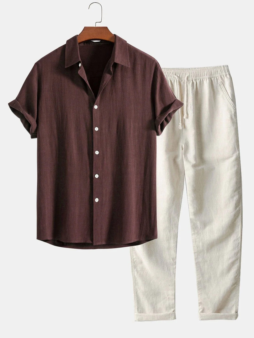 Heidi-Mode | Herren Sommer Satz mit Shirt und Shorts Leicht, Atmungsaktiv & Stilvoll - Image 5