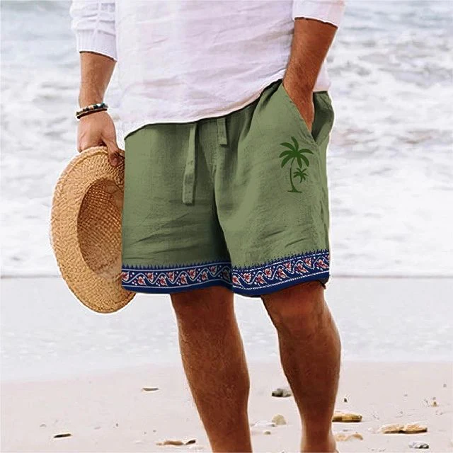 Heidi-Mode | Herren Strandshort mit Grafischem Design Von Kokosnussbaum - Image 2