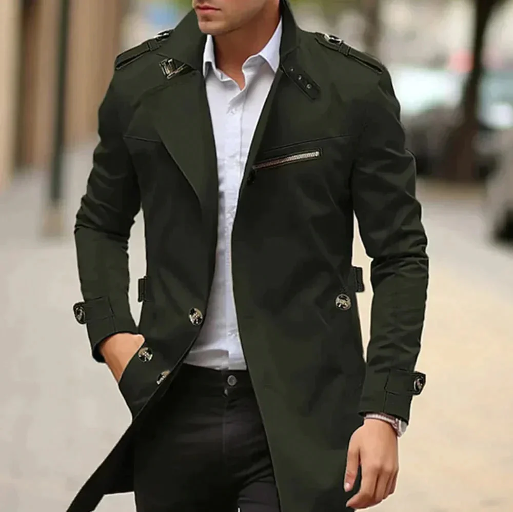 Heidi-Mode | Herren-Trenchcoat - Klassischer Old Money Stil - Image 3