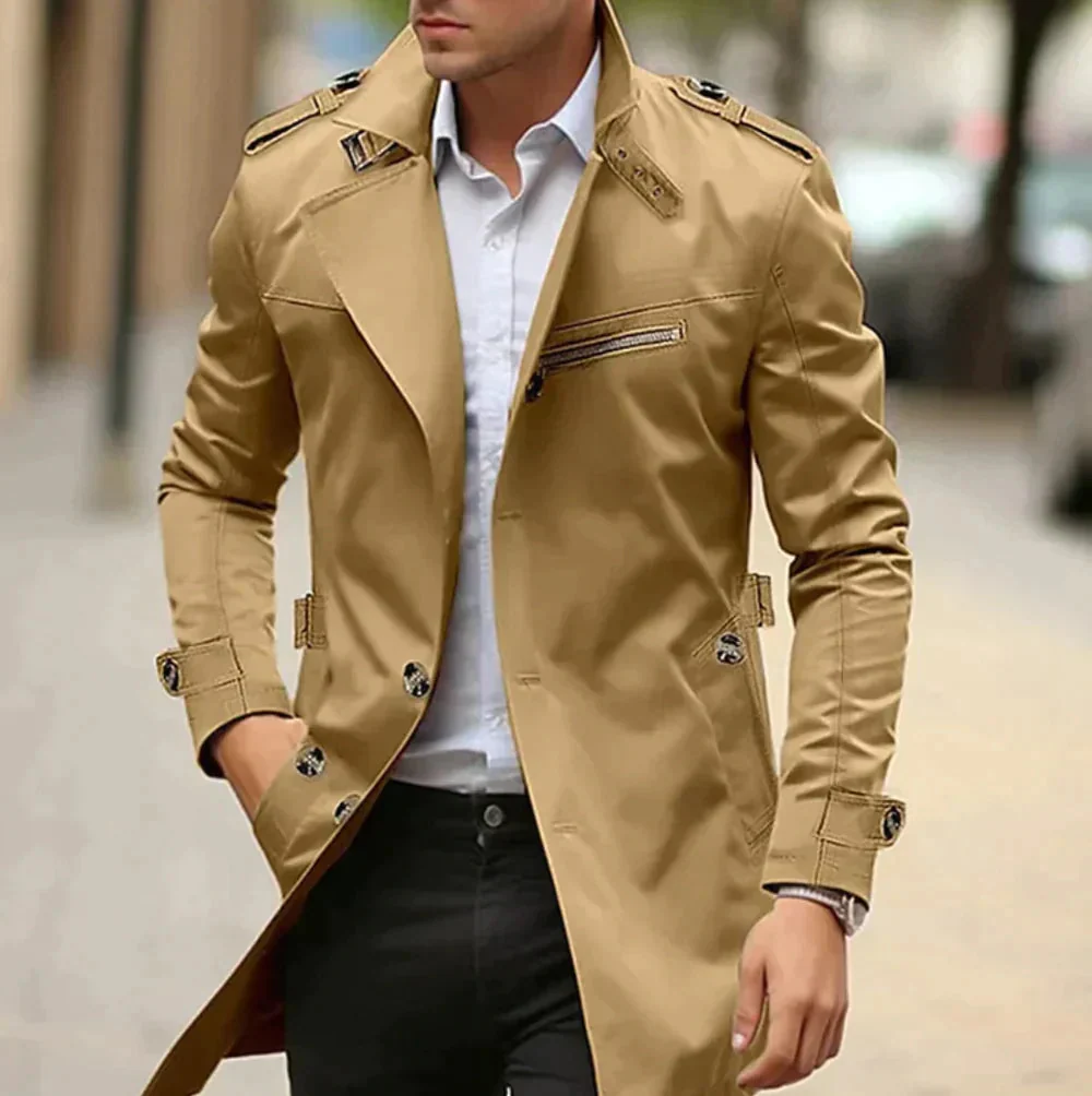 Heidi-Mode | Herren-Trenchcoat - Klassischer Old Money Stil - Image 5