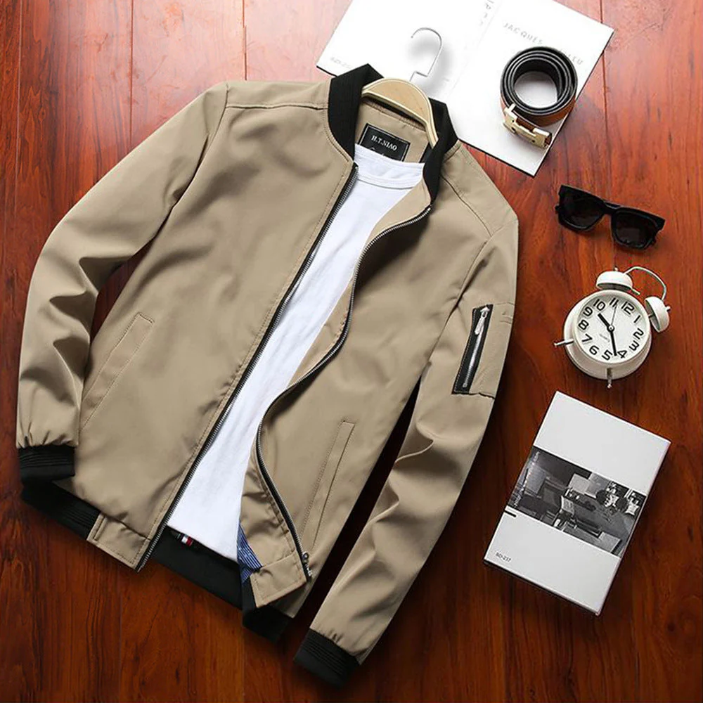 Heidi-Mode | Herren Ubergangsjacke mit Reißverschluss Am Armel - Image 6
