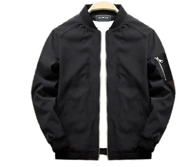 Heidi-Mode | Herren Ubergangsjacke mit Reißverschluss Am Armel - Image 8