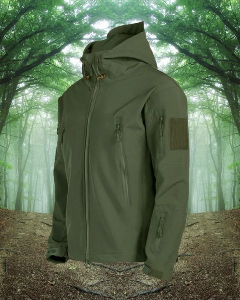 Heidi-Mode | Herren Wasserdicht Regenjacke Leichte - Image 6