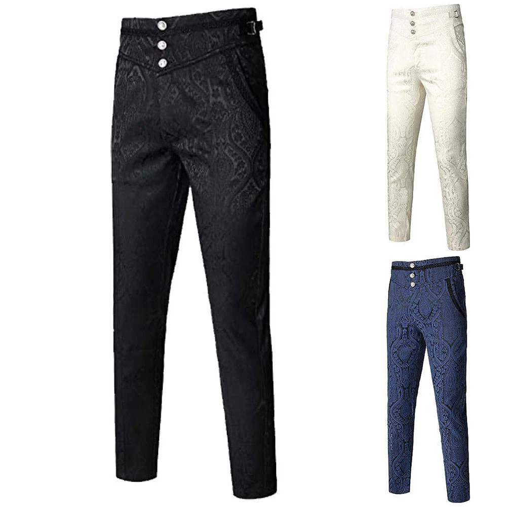 Heidi-Mode | Herren Weinlese Gothic Hose - Image 2