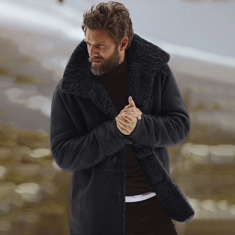 Heidi-Mode | Herren Winterparka Warm und Dick Gefüttert - Image 3