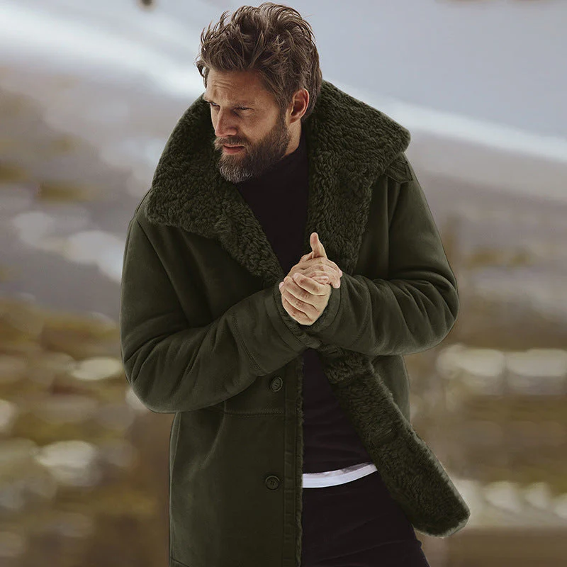 Heidi-Mode | Herren Winterparka Warm und Dick Gefüttert - Image 5