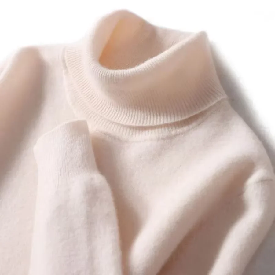 Heidi-Mode | Herren Wollpullover mit Rollkragen und Schlankem Design - Image 23