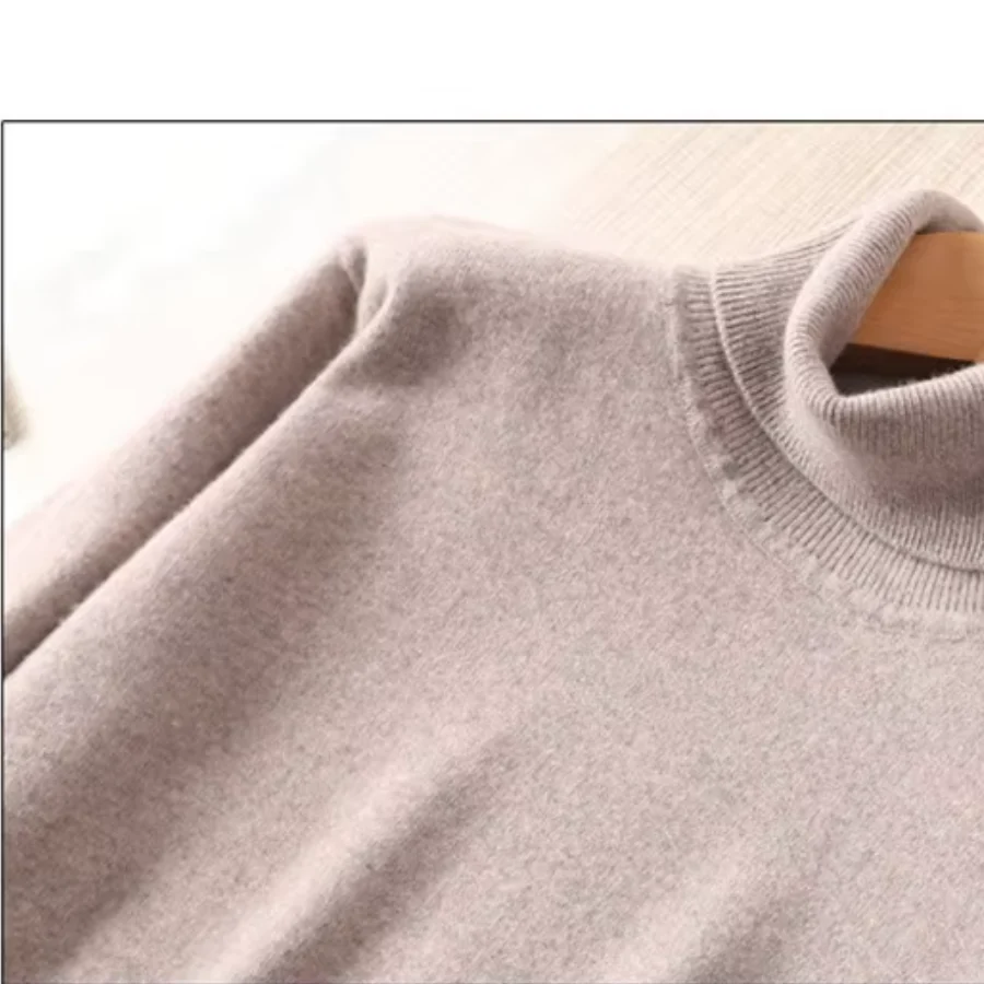 Heidi-Mode | Herren Wollpullover mit Rollkragen und Schlankem Design - Image 27