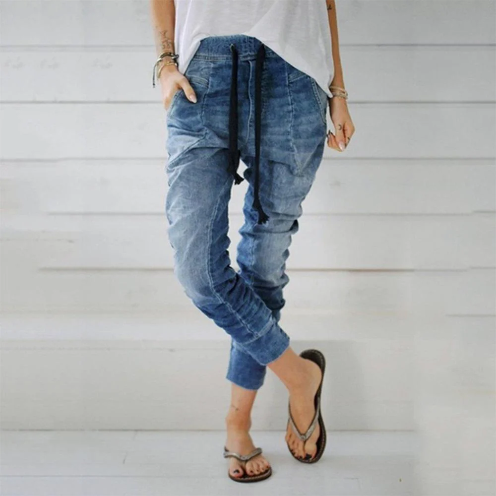 Heidi-Mode | High Waist Jeans Lose Denim - Image 2